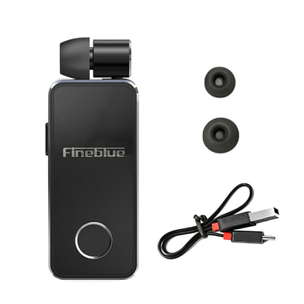 1Pc Noise Canceling Headset Fineblue F2 Pro Bluetooth Wireless Earphone with Microphone-Black