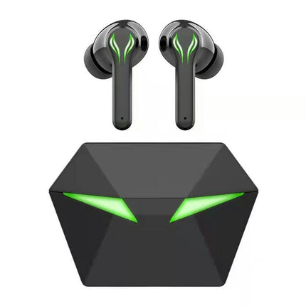 Bluetooth5.1 HiFi Gaming Earbud for Running KW-01 Wireless Noise Reduction Earphone-Black