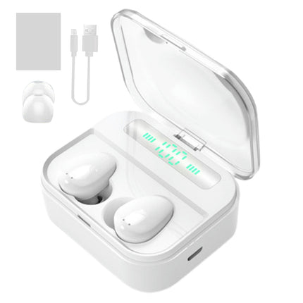 1 Set Waterproof ABSWireless Headphone for Sports  Bluetooth-Compatible Headset-White