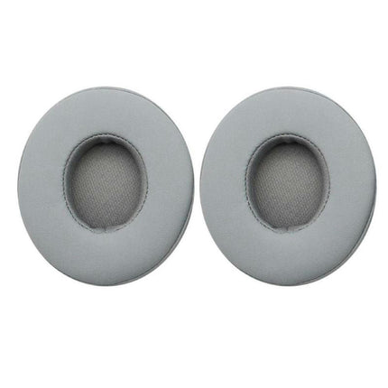 2Pcs Earpads Cover Replacement Cushion Earmuff for Solo 2 3 Wireless Headphone-Grey