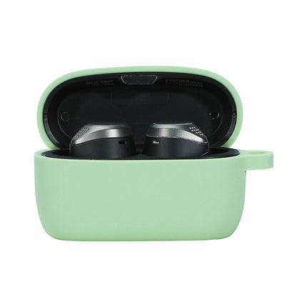 Silicone Full Protective Earphone Bag Soft Protector Case Cover for Elite 75T-Matcha Green^