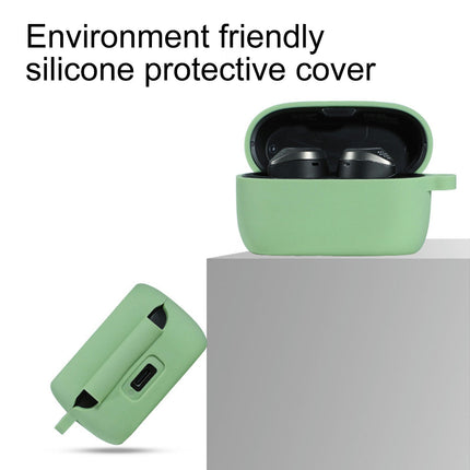 Silicone Full Protective Earphone Bag Soft Protector Case Cover for Elite 75T-Matcha Green^