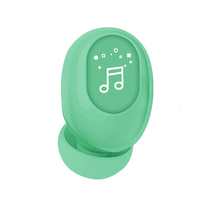 Bluetooth 5.0 Mini True Wireless Stereo Earbud F911 Wireless Ergonomic Headphones-Green