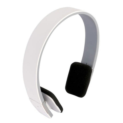 LC 8200 Retractable Adjustable Lightweight Headset Wireless Bluetooth-compatible Headphone-White