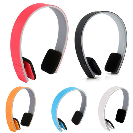 LC 8200 Retractable Adjustable Lightweight Headset Wireless Bluetooth-compatible Headphone-White