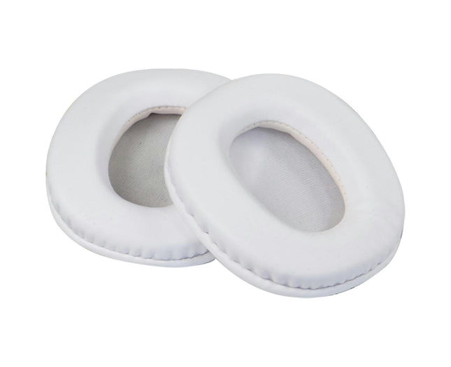 1 Pair Ear Pads Soft Faux Leather Sponge Headphone Headset Accessories for Sony-White