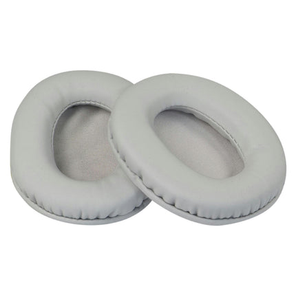 1 Pair Ear Pads Soft Faux Leather Sponge Headphone Headset Accessories for Sony-White