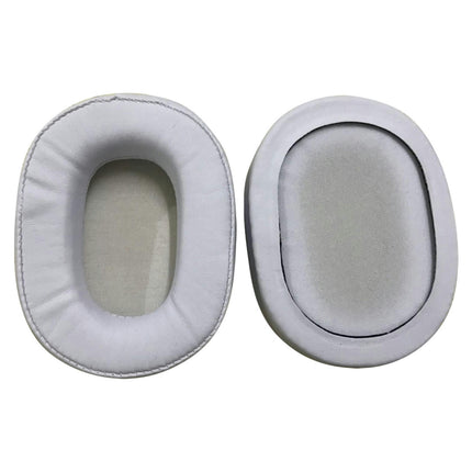 1 Pair Ear Pads Soft Faux Leather Sponge Headphone Headset Accessories for Sony-White