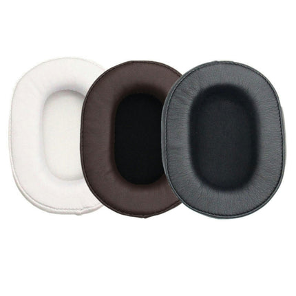 1 Pair Ear Pads Soft Faux Leather Sponge Headphone Headset Accessories for Sony-White