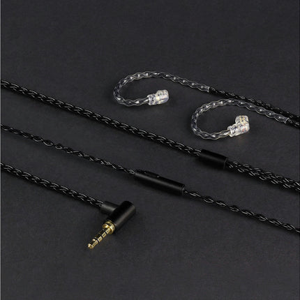 JCALLY Wear-resistant Release-water Copper Braided Headphone Earphone Cable with B/C/MMCX Pin-B