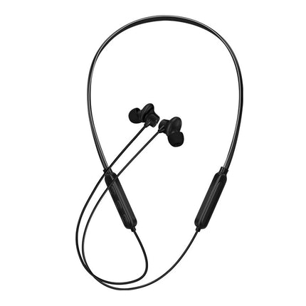 In-Ear ABS Magnetic Bluetooth-compatible 5.0 Earphone G03S Stereo Neckband Headphone-Black