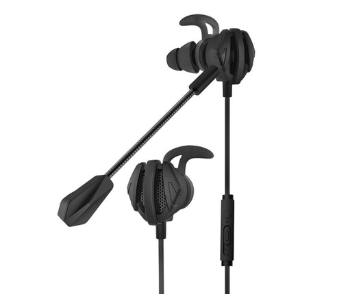 In-ear Wired Earphone with Microphone Stereo Sound Gaming Headset Phone Accessories-Black