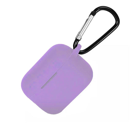 Shockproof Protective Sleeve Silicone Practical Protective Sleeve for QCY T10-Light Purple