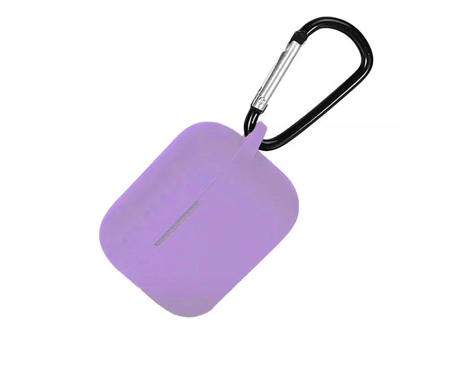 Shockproof Protective Sleeve Silicone Practical Protective Sleeve for QCY T10-Light Purple