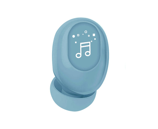 F911 Ergonomic Wireless Earbud Bluetooth 5.0 Mini Invisible Stereo Earbud for Driving-Blue