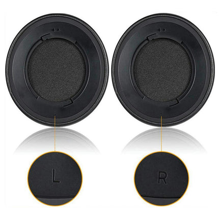 2Pcs Oval Earmuff Headphone Pads Cushion Cover Replacement for Razer Kraken 7.1 V2/Pro V2-Black