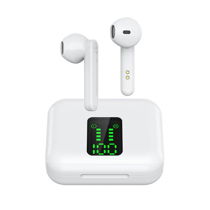 L12  In-ear True Wireless Earphones Bluetooth 5.0 Waterproof Smart Touch Headphone-White