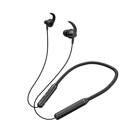 5.0 Bluetooth Headset Metal Headphone Waterproof Wearable Sports Earphone-Black