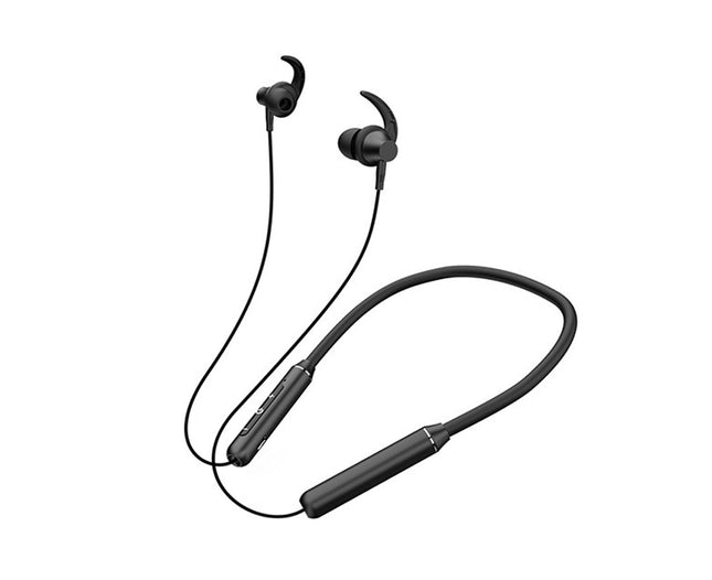 5.0 Bluetooth Headset Metal Headphone Waterproof Wearable Sports Earphone-Black