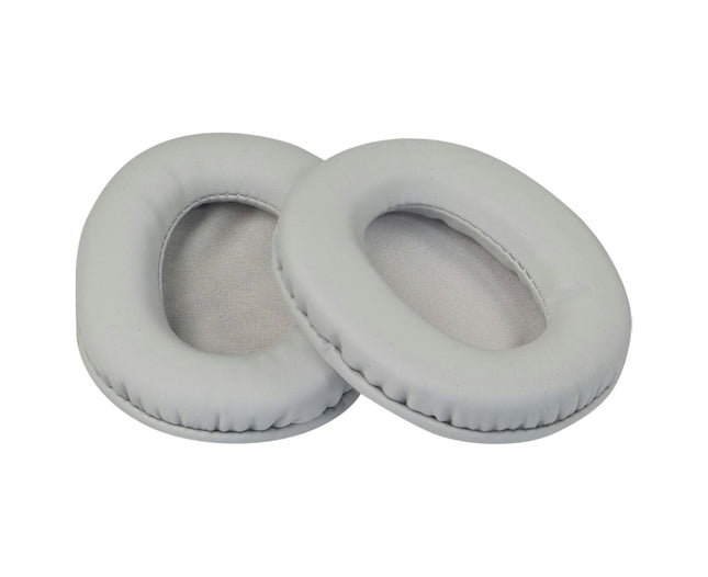 1 Pair Soft Headset Accessories Faux Leather Sponge Headphone Ear Pads for Sony-Grey