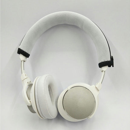 Foam Earpad Cushion Faux Leather Earphone Headband for Audio Technica ATH-SR5 ATH-SR5BT-White