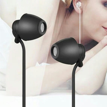 In-ear Sports Running Bass Earplugs S360 Anti-noise Sleeping Wired Earphones-White