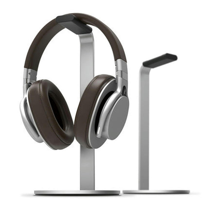 Desktop Bracket Headphone Display Rack Aluminium Alloy Headset Stand Holder-Grey