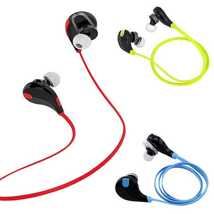 Stereo Headphone Bluetooth Wireless Headset Earphone Sports Universal Handfree-Green