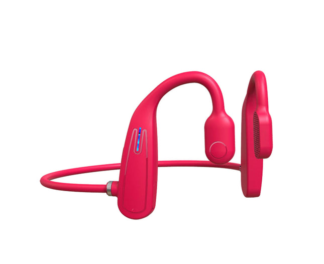 1 Set ABS Sports Runing Earphone for Computer Bone Conduction Noise Reduction Earphone-Red