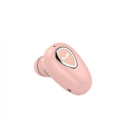 In-Ear Handsfree Stereo Headphone Wireless Bluetooth-compatible 4.1 Earbud Earphone-Rose Gold