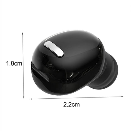 1Pc XT-5 Mini 5.0 HiFi Sound Earphone In-ear Earbuds  for Sport Wireless Headset with Mic-Black