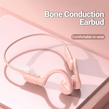 BL11 Noise Cancelling Wireless Earphone IPX5 Waterproof Bluetooth 5.2 Earbud for Doing Sports-Pink