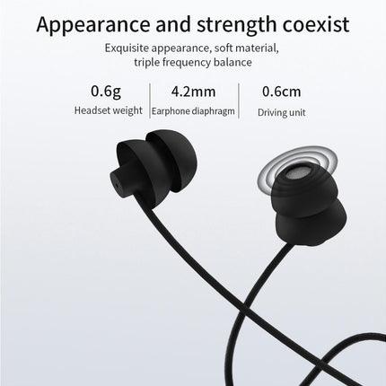 3.5mm Jack Universal in-Ear Wired Earphone Headset with Microphone Subwoofer-Black