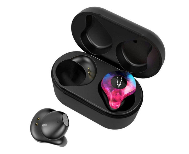 X12 Pro Wireless Sports Earbuds Bluetooth 5.0 3D Stereo Waterproof Earphone -Fire Pattern#