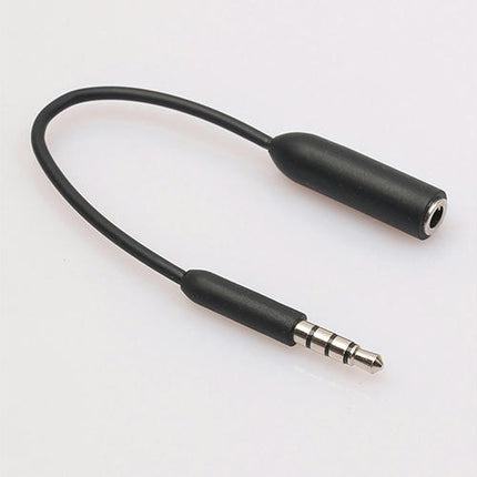 3.5mm Audio Jack Male to Female Headphone Extender Cable for Phone Tablets-Black