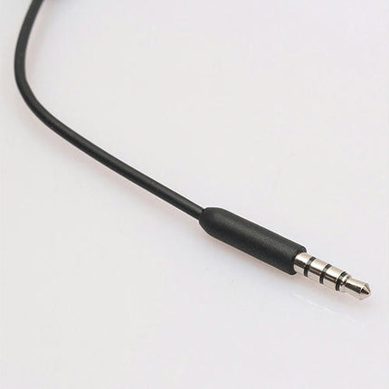 3.5mm Audio Jack Male to Female Headphone Extender Cable for Phone Tablets-Black