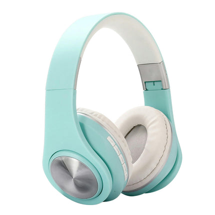 5.0 Foldable Bluetooth Wireless Sport Headphone Noise Reduction Stereo Headset-Blue