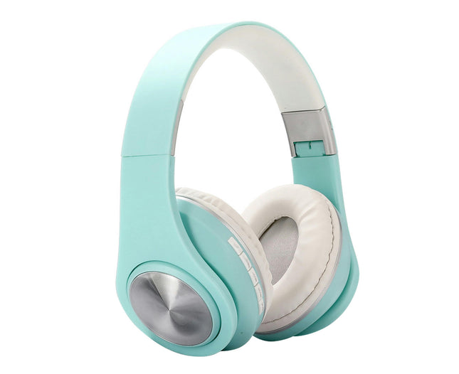 5.0 Foldable Bluetooth Wireless Sport Headphone Noise Reduction Stereo Headset-Blue