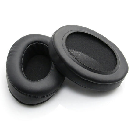 1Pair Soft Earmuffs Headset AccessoryReplacement Headphone Protective Cover-Black