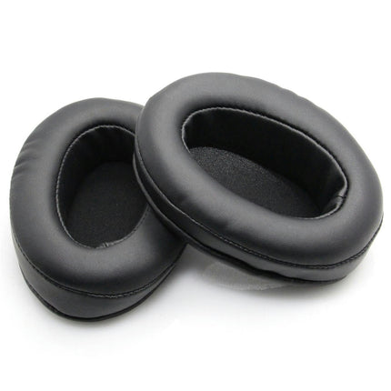 1Pair Soft Earmuffs Headset AccessoryReplacement Headphone Protective Cover-Black