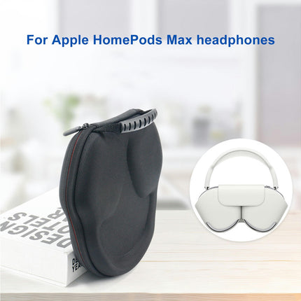 Wireless Dustproof Headphone Storage Container with Mesh Pouch for AirPods Max-Black