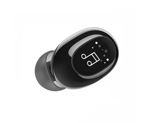 1Pc F911 Mini Bluetooth-compatible 5.0 Earphone In-ear Earbuds Wireless Headset for Sport-Black