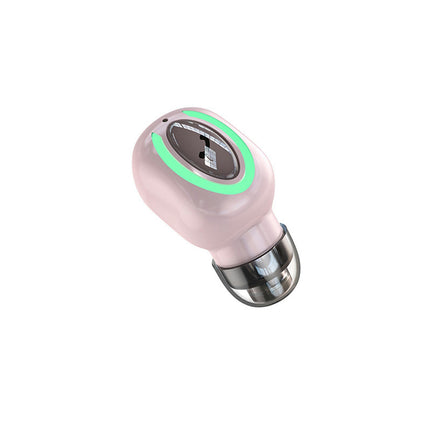 M9 Bluetooth-compatible In-ear Headset 5.1 Stereo Business Sport Earphone-Pink