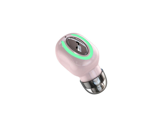 M9 Bluetooth-compatible In-ear Headset 5.1 Stereo Business Sport Earphone-Pink