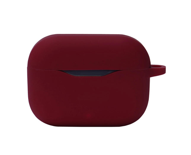 Dustproof Silicone Earphone Protective Sleeve Earbud Case Protector for Lenovo LP1-Wine Red