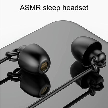 In-ear Sports Anti-noise Running Bass Earplugs S360 Sleeping Wired Earphones-Black