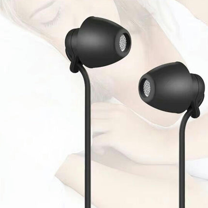 In-ear Sports Anti-noise Running Bass Earplugs S360 Sleeping Wired Earphones-Black