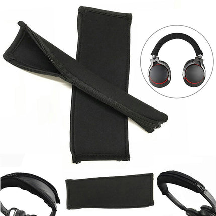 Headphone Headband Cover Cushion Pad Universal Zipper Headset Replacement Parts-1 piece Headband Cover