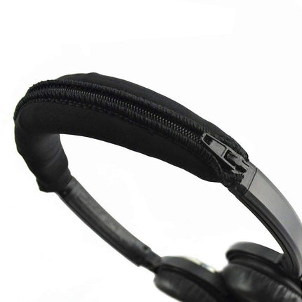 Headphone Headband Cover Cushion Pad Universal Zipper Headset Replacement Parts-1 piece Headband Cover