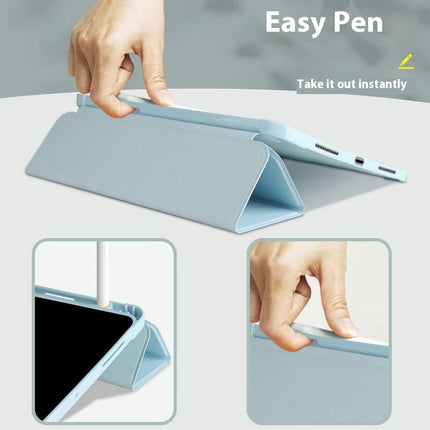 Soft TPU Protective Tablet Cover with Pencil Holder iPad Case Cover